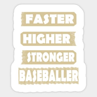 Baseball Baseballschläger Pitcher Geschenk Base Sticker